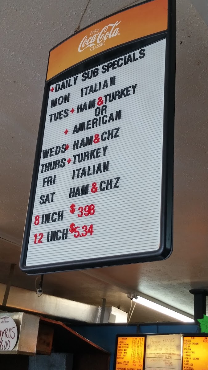 Menu Odyssey Pizza & Subs-7